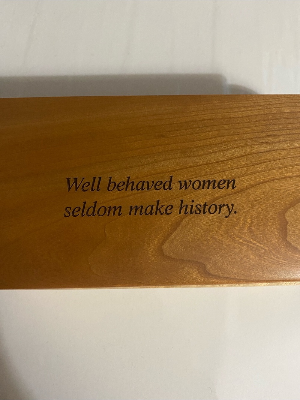 Northern Lights Gallery handmade wooden box, keepsake box, Made in USA, Quote - Picture 2 of 9